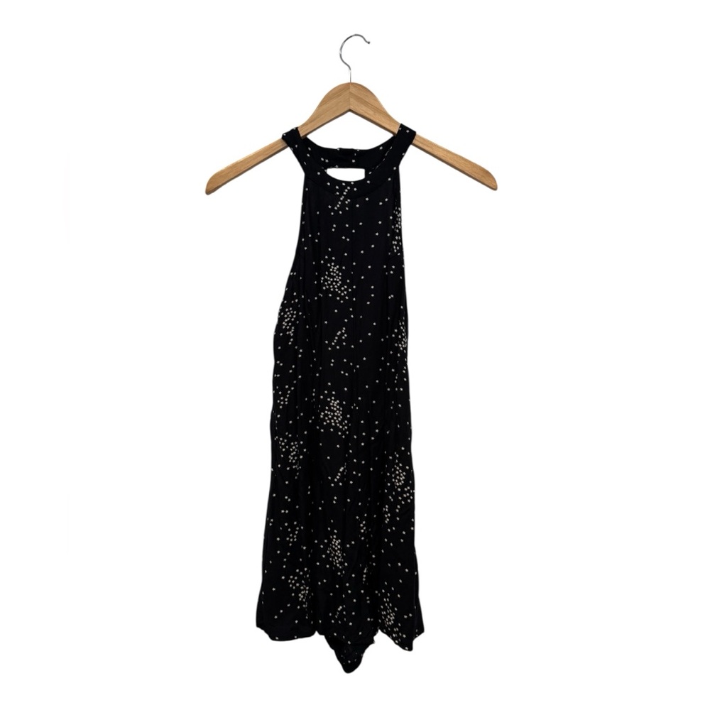 Star Pattern Halter Romper